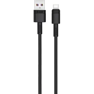 USB cable Techonic XO NB-Q166 — USB A to USB-C, 1.0 m, 5 A, black