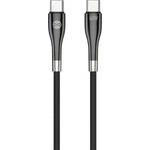 USB-C to USB-C cable Techonic Sleek 1.0 m 60W — black