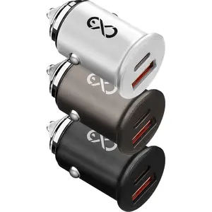 Автомобильное зарядное ORNO CUTE PRO EXC Mobile, USB + PD, 30W, цветной микс