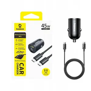 Car Charger TelForceOne Baseus PrimeTrip VP2 45W Black