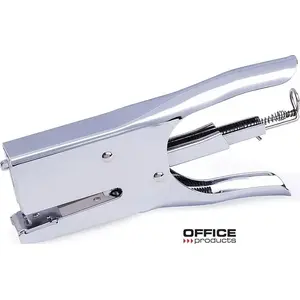 Stapler Office Products 50k silver — manual stapler, up to 50 sheets capacity