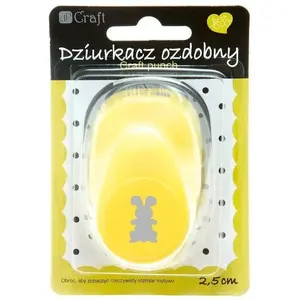 Paper Punch DP Craft Dziurkacz ozdobny 2.5 cm Zając – DP Craft decorative punch 2.5 cm rabbit