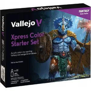 VALLEJO Xpress Color Starter Set — akrila krāsu komplekts modeļiem un miniatūrām