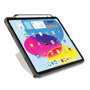 PIPETTO Pipetto P053-50-V флип-кейс для iPad 2022 (10-го поколения) — 27,7 см (10,9"), микрофибра + TPU, 5 положений, серый