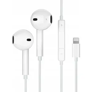 Vadu austiņas Jellico EP2A Lightning ar mikrofonu, 1,2 m, baltas