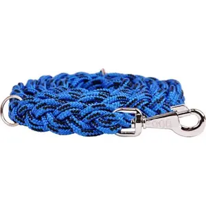 Pet leash DINO Linowa 2.4 m blue — model 1200318, nylon rope leash