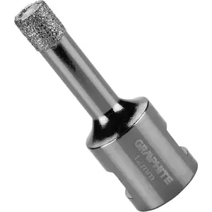 Diamond Hole Saw 12 mm M14 GRAPHITE 55H303 for drilling hard materials