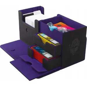 Sleeve/Deck Box Gamegenic The Academic 133+ XL (Tolarian) — Black/Purple