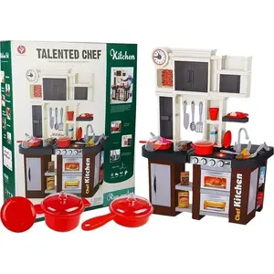 Игровая кухня с краном, часами, подсветкой и звуком 84 см — LEAN Sport 4508