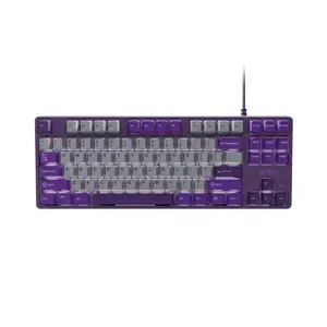 Механическая игровая клавиатура NATEC Fury Kanabo K2 — серо-фиолетовая
