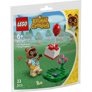 LEGO set Tom Nook and the Flying Gift 30731 — Animal Crossing minifigure, small collectible play set