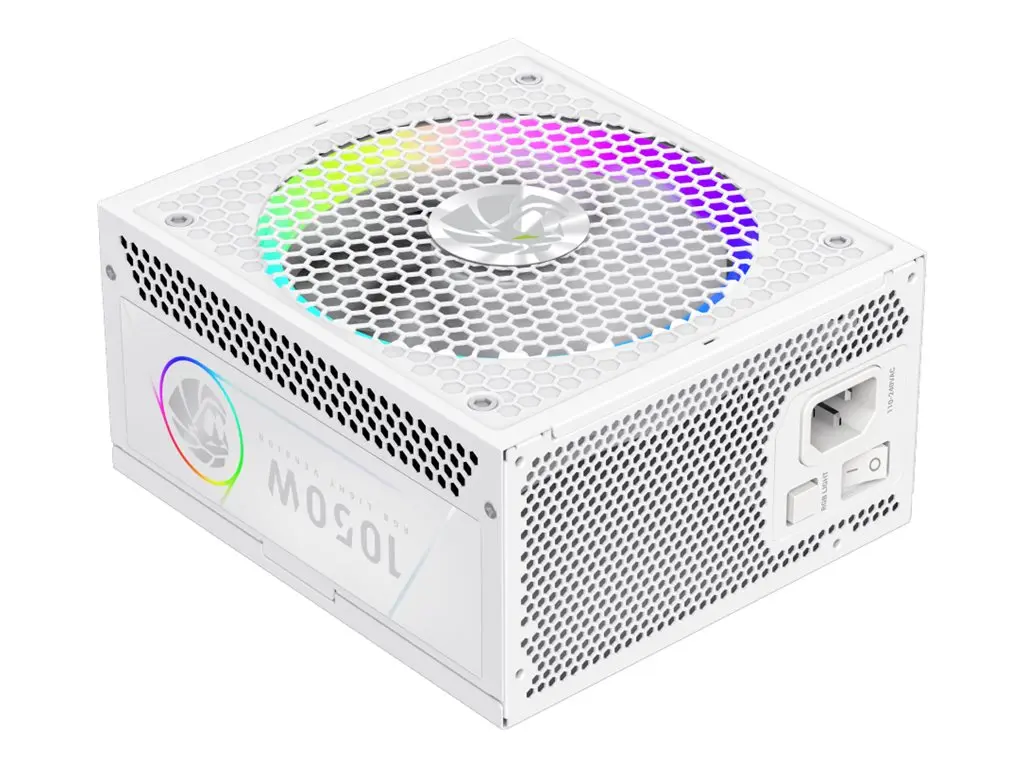 Barošanas bloks GameMax RGB 1050G WH