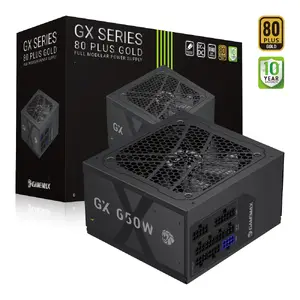Блок питания GameMax GX 650GF — 650 Вт, 80 PLUS Gold, ATX, гарантия 120 месяцев