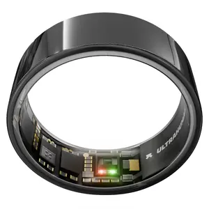 Smart ring activity tracker Ultrahuman Ring AIR – Sleep & fitness tracker, Black, Size 13, PPG SpO2, USB‑C, 6 days battery