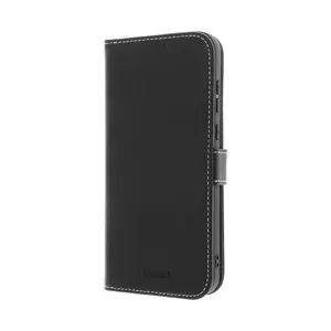 Flip case Insmat 650-3380 for OnePlus 15 — 17.3 cm (6.8"), leather/PU/TPU, black, 3 card pockets, desktop stand