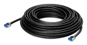 Ethernet cable Lancom Systems OW-602 — Cat6a S/FTP, RJ-45 to RJ-45, 15 m, black
