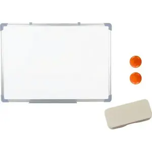 Magnetic Dry-Erase Board LEANToys 45×60 cm with Eraser and 2 Magnets