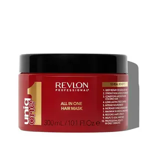 Matu maska REVLON UniqOne All in One 300 ml — sievietēm, visiem matu tipiem, bojātiem un sausiem matiem