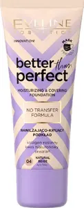Тональный крем Eveline Better Than Perfect 04 Natural Beige — 30 мл, увлажняющий с плотностью покрытия средняя