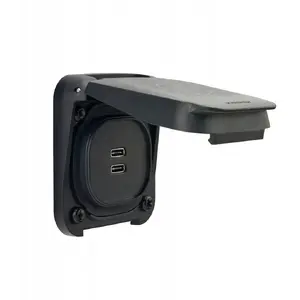 External Dual USB-C Charging Socket Scanstrut Ventura SC-V-USB-01 — Dual USB-C ports, marine-grade exterior