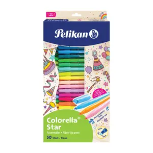 Colour pencils set Pelikan 825092 — 50 pieces, multicolour, hanging box, for children