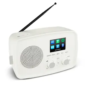 Internet radio MEDION 50078821 — DAB+/FM, Wi‑Fi 802.11a/b/g, 5 W RMS, 2.4" TFT, white