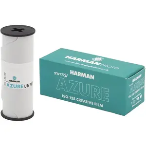 Film Switch Azure 125-120 photographic film, Harman Photo