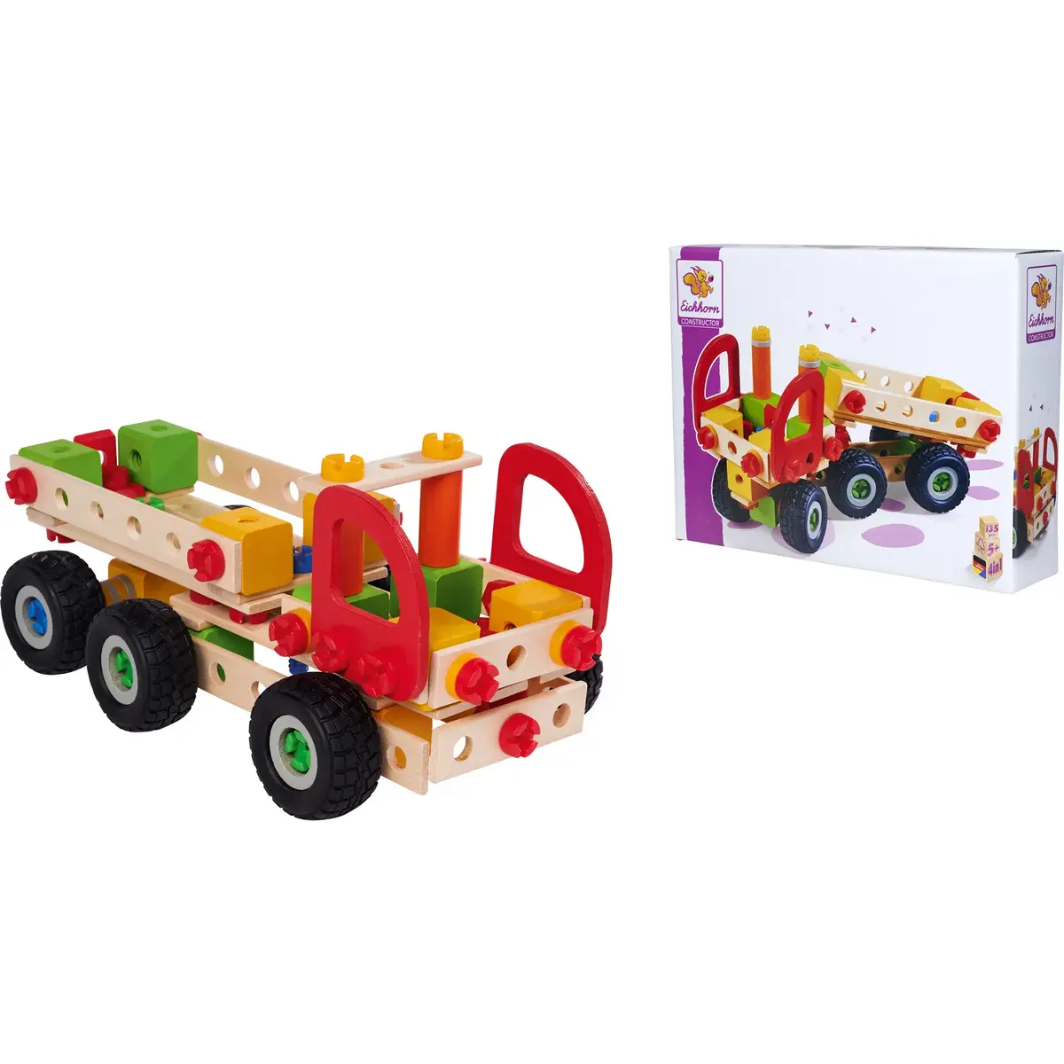 Simba-Dickie Eichhorn Constructor Trucks — 135 деталей Photo 2