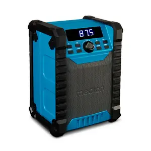 Портативное цифровое радио MEDION LIFE E65895 (MD 43895) — PLL-тюнер, 10 Вт RMS, LCD, Bluetooth 10 м, IP54, внешняя антенна, черно-синее
