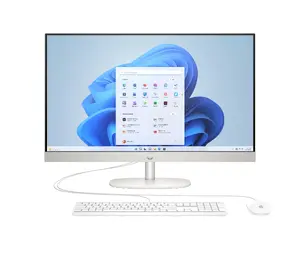 All-in-One datorpasts HP 27-cr0000na 27" Full HD IPS, AMD Ryzen 7 7730U, 16 GB DDR4, 512 GB SSD, Windows 11 Home, Wi‑Fi 6, balts