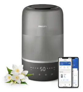 Gaisa mitrinātājs Philips 1000 series HU1510/03 ultraskaņas 3 l sudraba 19,6 W