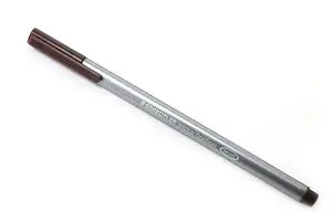 Rollerball pen Staedtler 334-76 — brown ink, 0.3 mm tip, single piece