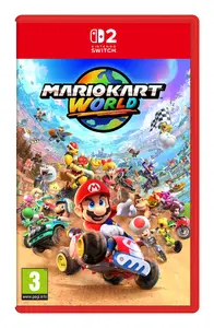 Nintendo game cartridge Mario Kart World — Standard edition for Nintendo Switch 2, multiplayer, PEGI 3, physical media (release 05/06/2025)