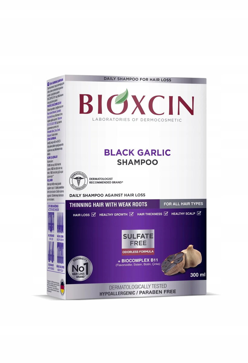 Šampūns Bioxsine BIOXCIN ar melnajiem