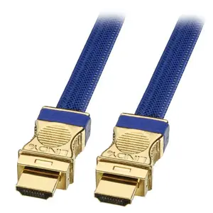 HDMI cable Lindy 3 m, Gold-plated HDMI Type A to Type A, Blue