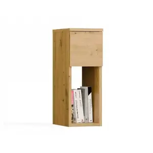 Naktsgaldiņš top e shop GALAX 20/1S Artisan oak — 1 atvilktne, 200×300×550 mm, skaidu plātne