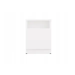 Тумбочка top e shop GALAX 30/1D белая — 300×300×400 мм, ДСП, полка, требуется сборка