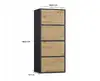 Chest of Drawers Top E Shop ALMA 4-door 500×1190×400 Photo 6