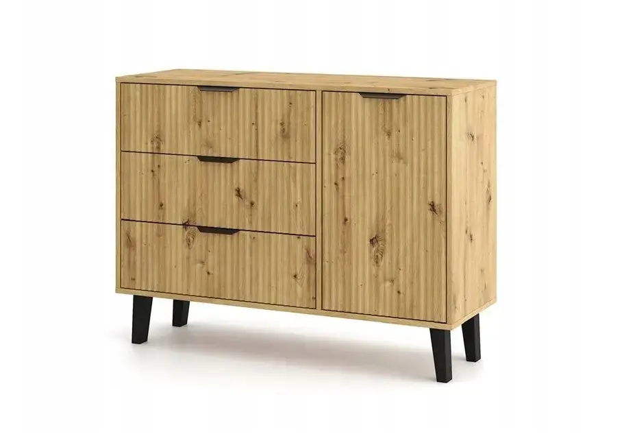 Atvilktņu skapis top e shop SCANDI 1D3S Slim Photo 2