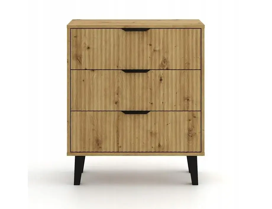 Комод top e shop SCANDI 3S SLIM OAK Photo 2