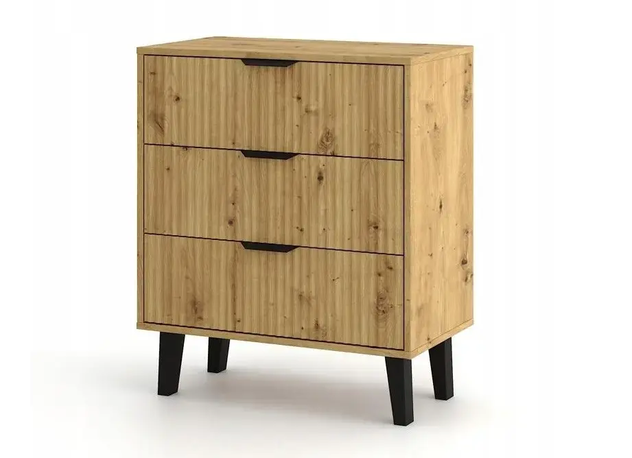 Комод top e shop SCANDI 3S SLIM OAK Photo 3