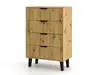 Комод top e shop SCANDI 4S SLIM OAK Photo 2