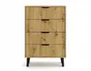 Комод top e shop SCANDI 4S SLIM OAK Photo 3