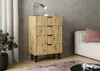 Комод top e shop SCANDI 4S SLIM OAK Photo 5