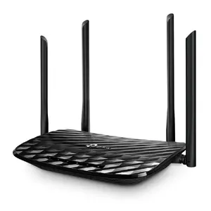 Wireless Router TP‑LINK AC1200 Dual‑band (2.4 / 5 GHz), Wi‑Fi 5, Gigabit Ethernet, 5 LAN ports, 5 antennas — Black