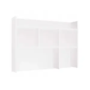 Paplašinājums galdam top e shop 100 cm, skaidu plātne, balts, 96,5×70×18 cm
