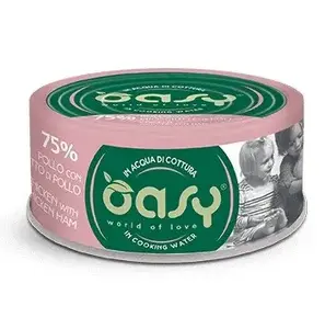 Консервы для кошек Oasy More Love с курицей и ветчиной 70 г