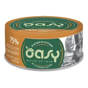 Wet cat food Oasy More Love Chicken with Cheese 70 g pouch