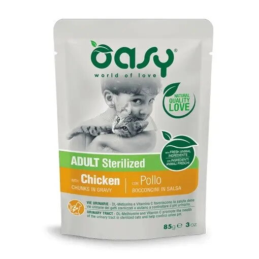 Mitrā kaķu barība Oasy Chunks in