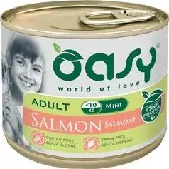 Oasy One Protein Adult Small/Mini Salmon 200 г — полноценный сухой корм для взрослых собак мелких и мини пород